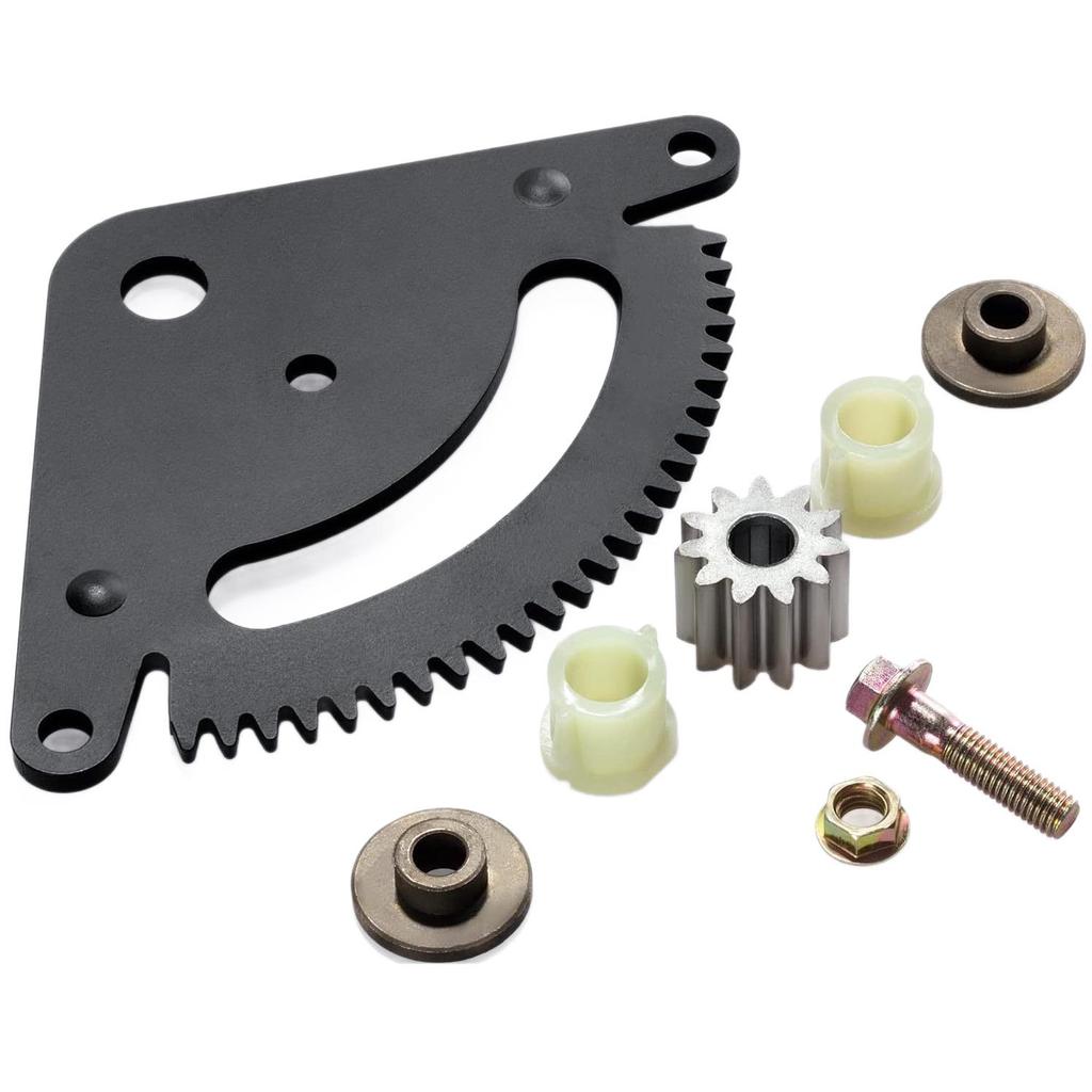 25-Tooth Metal Steering Sector Gear Set with Bushing and Bolts for John Deere Tractor