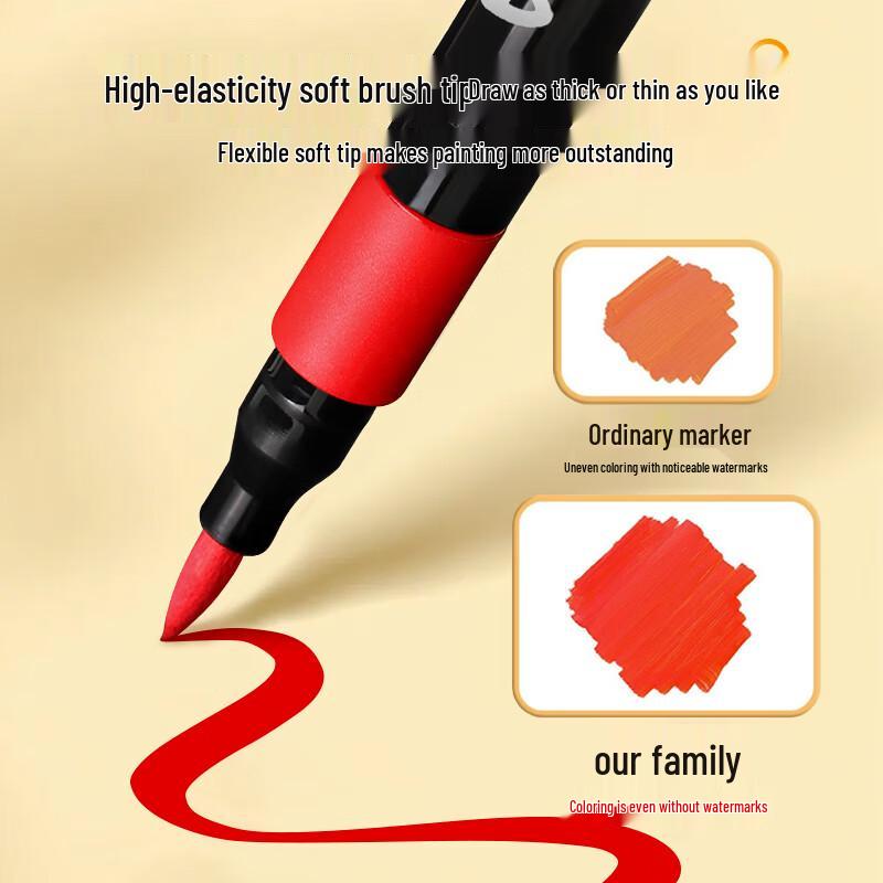 Truecolor Soft-Tip Acrylic Marker Pen Set