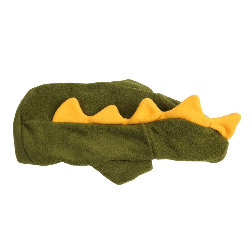 Dog Dinosaur Costume Cute Funny Warm Plush Hooded Cat Dinosaur Clothes for Dogs Puppies Cats Kittens XS