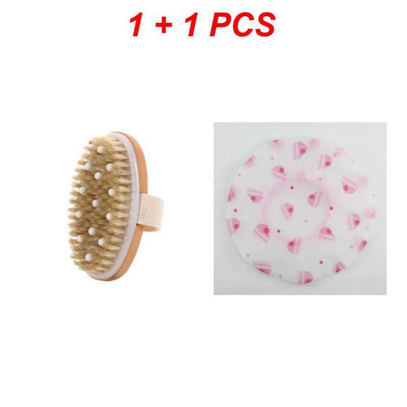 

Щетка для сухой кожи 2 в 1 с натуральной щетиной для удаления омертвевшей кожи, против целлюлита, отшелушивает, улучшает кровообращение, массажные инструменты