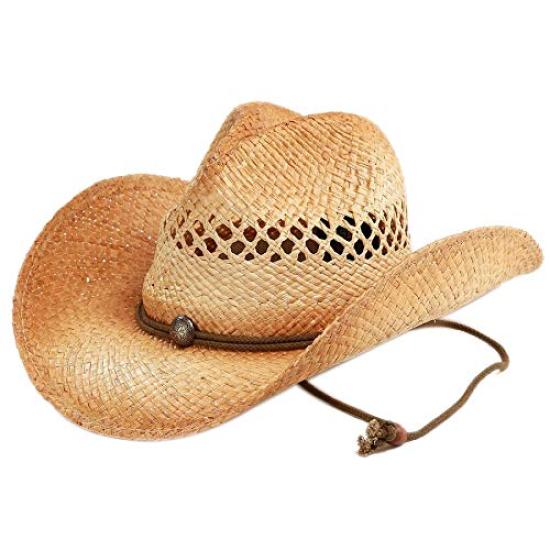 

Шляпа Ten Gallon Hat Рафия Ковбойская шляпа Western Natural Grass Deformed Весна Лето XL Натуральный [Henschel] (приблизительно. 60,5 см)
