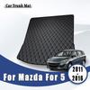 Car Trunk Mats For Mazda 5 2011 2012 2013 2014 2015 2016 Auto Vehicles Cargo Liner Carpets Interior Accessories Products Covers