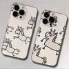 Abstract And Simple Crown Pony Phone Case For iPhone 17 16 15 14 Plus 13 Mini 12 11 Pro Max 16E XS XR X 17 Air Transparent Cover