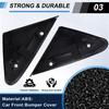 A58X-For Mitsubishi Eclipse Cross 2018- Side Mirror Triangle Fender Corner Cover Triangle Window Garnish Panel