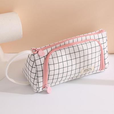 1/2PCS Big Capacity Pencil Case Pouch Pen Case Simple Stationery Bag School College Office Organizer for Teens Girls Student