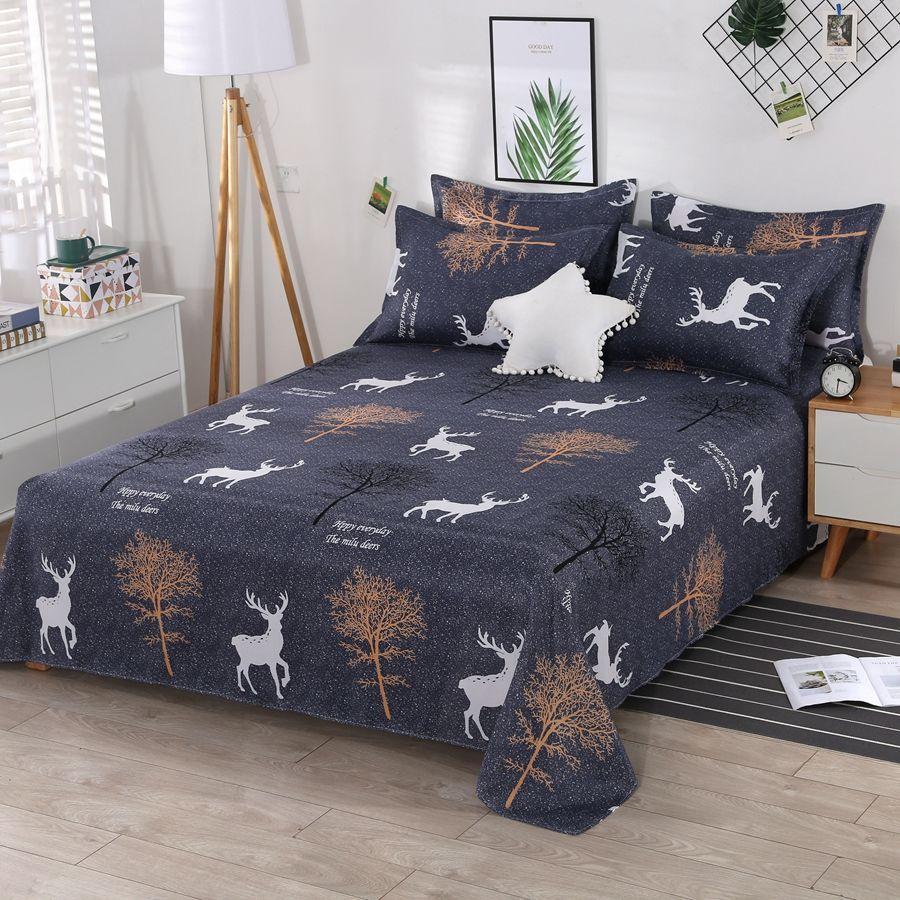 Simple Thickened Bed Sheets for All Seasons, Single and Double Bed Sheets In Multiple Specifications