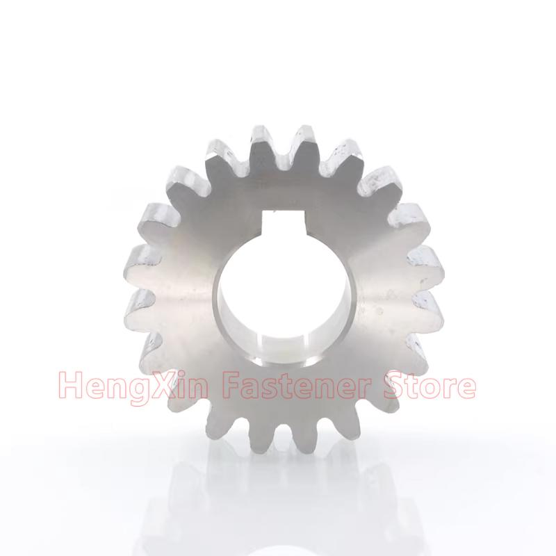 1pcs 304 Stainless Steel 2.5/3 Mod 12/14/15/16/17/18/20 Teeth Spur Gear 12T-20T 2.5/3 Module Cylindrical Gear Bore 12-30mm