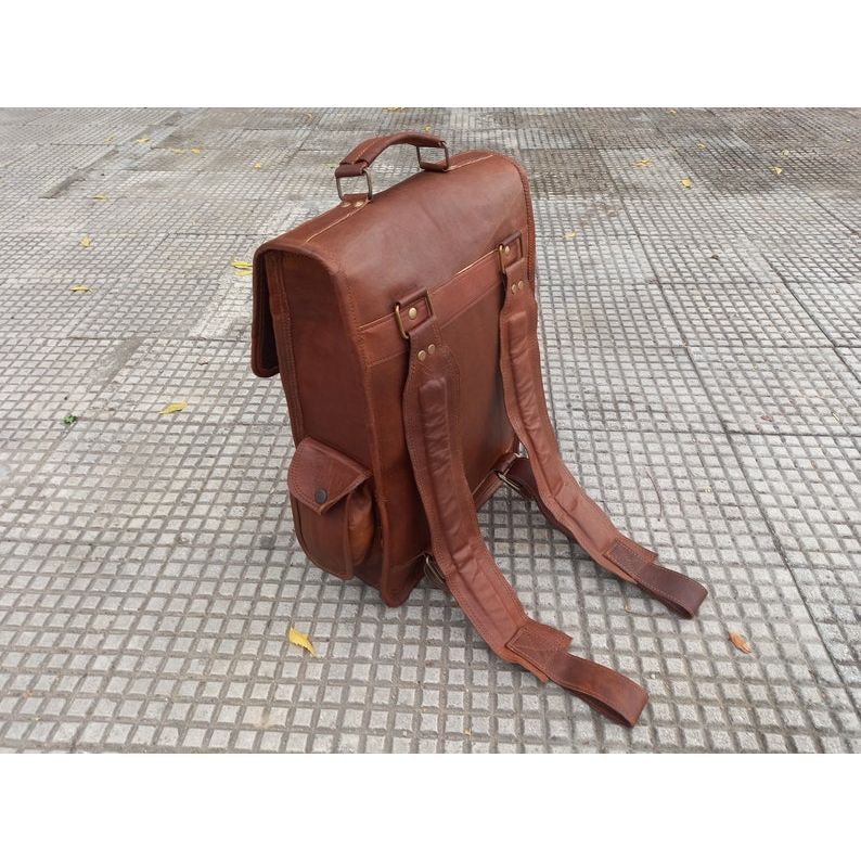 Кожаная сумка ручной работы — фото 6