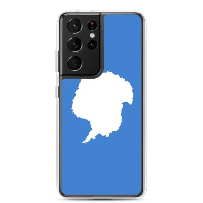 Coque Téléphone - Samsung - Galaxy S21 - Drapeau Antarctique - Souple - Flerfarget