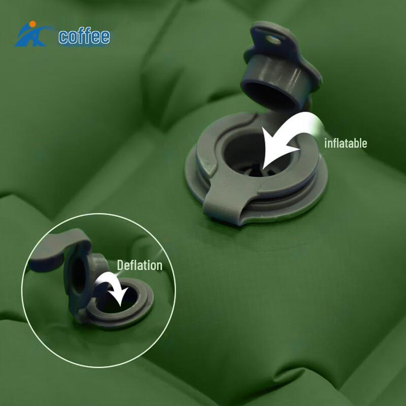 Foot-Pump Single Inflatable Camping Mat