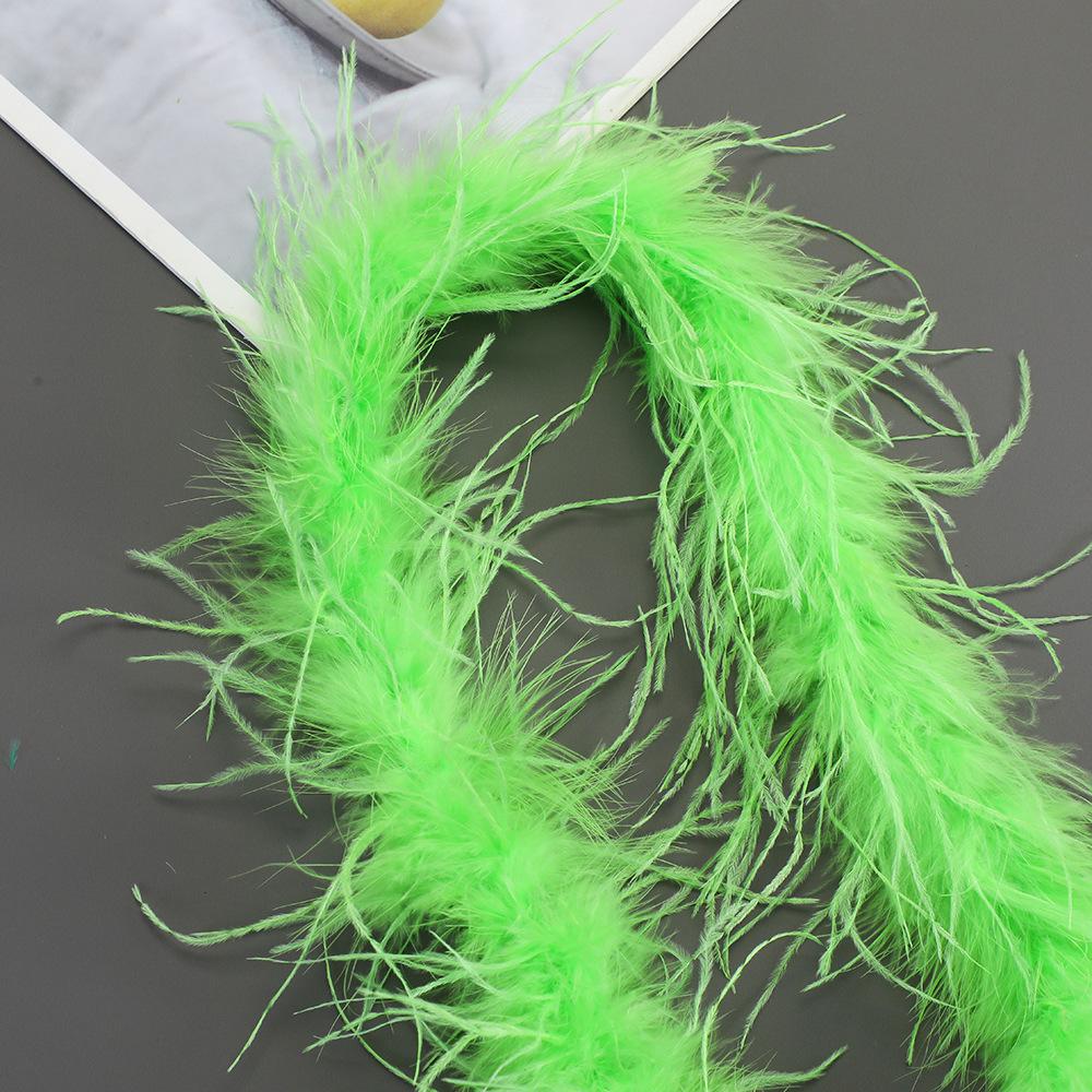 Strisce di Piume di Struzzo Colorate per Costumi da Ballo Fai-da-Te e Accessori