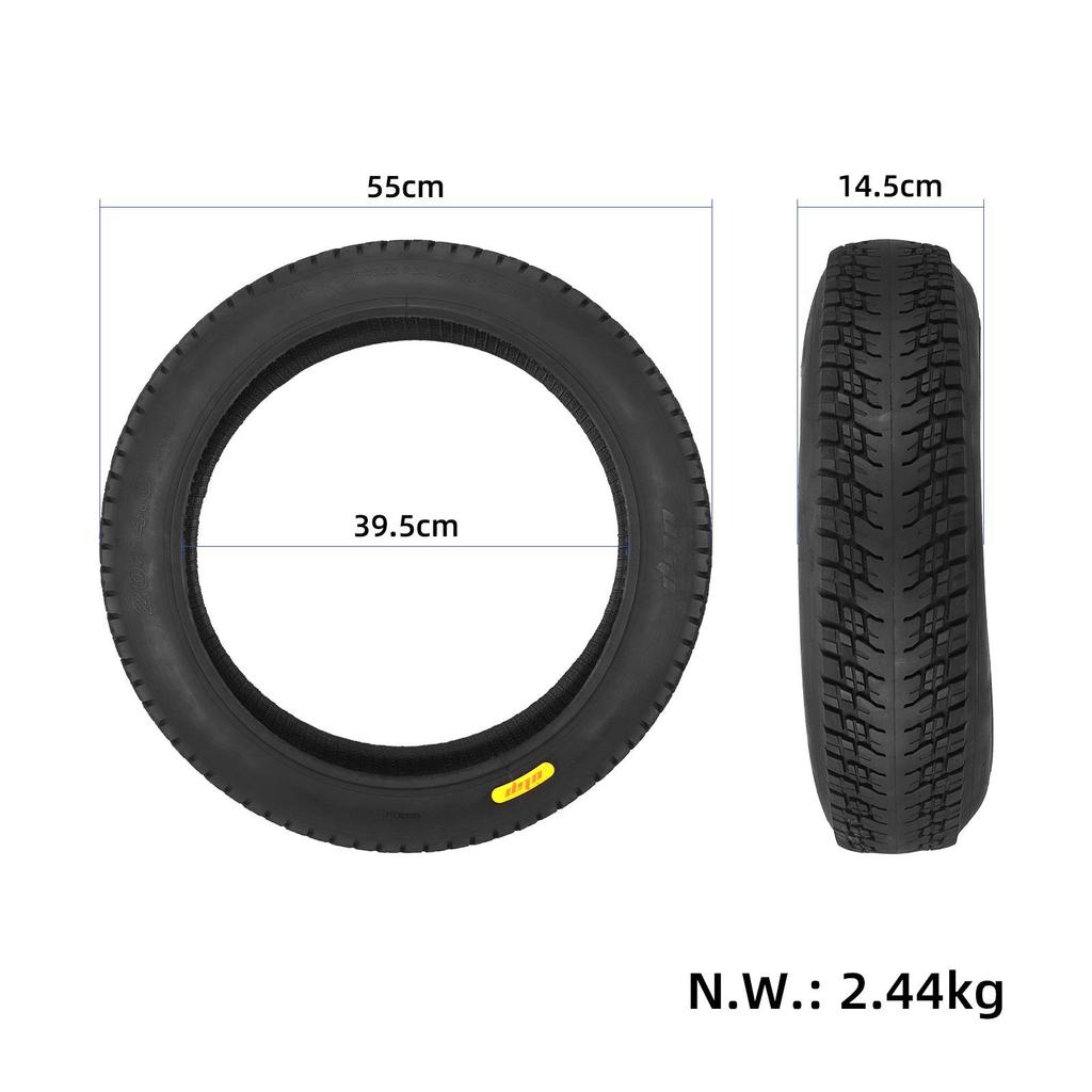 20x4.0 Ulip Off-road Tire for 98-406 Bicycles, Electric Vehicles, ATVs, and Fat Tires