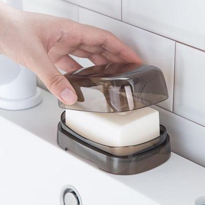 Creative Plastic Soap Dish with Lid