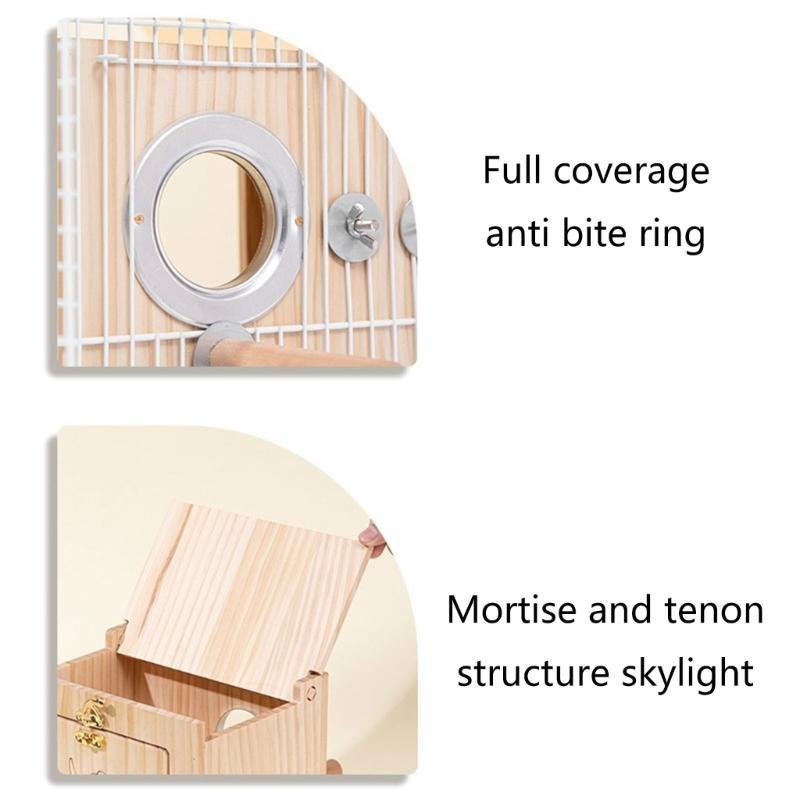 

Bird Nest Cage Nest Box for Bird Cage Crafts Nest Cage Hideouts Large Capacity CHINA