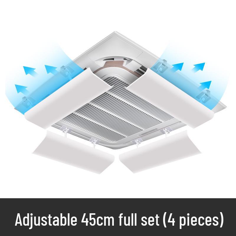 Deflettore Vento Condizionatore d'Aria a Soffitto Anti-Soffio Diretto Tipo Cassetta 3HP/5HP