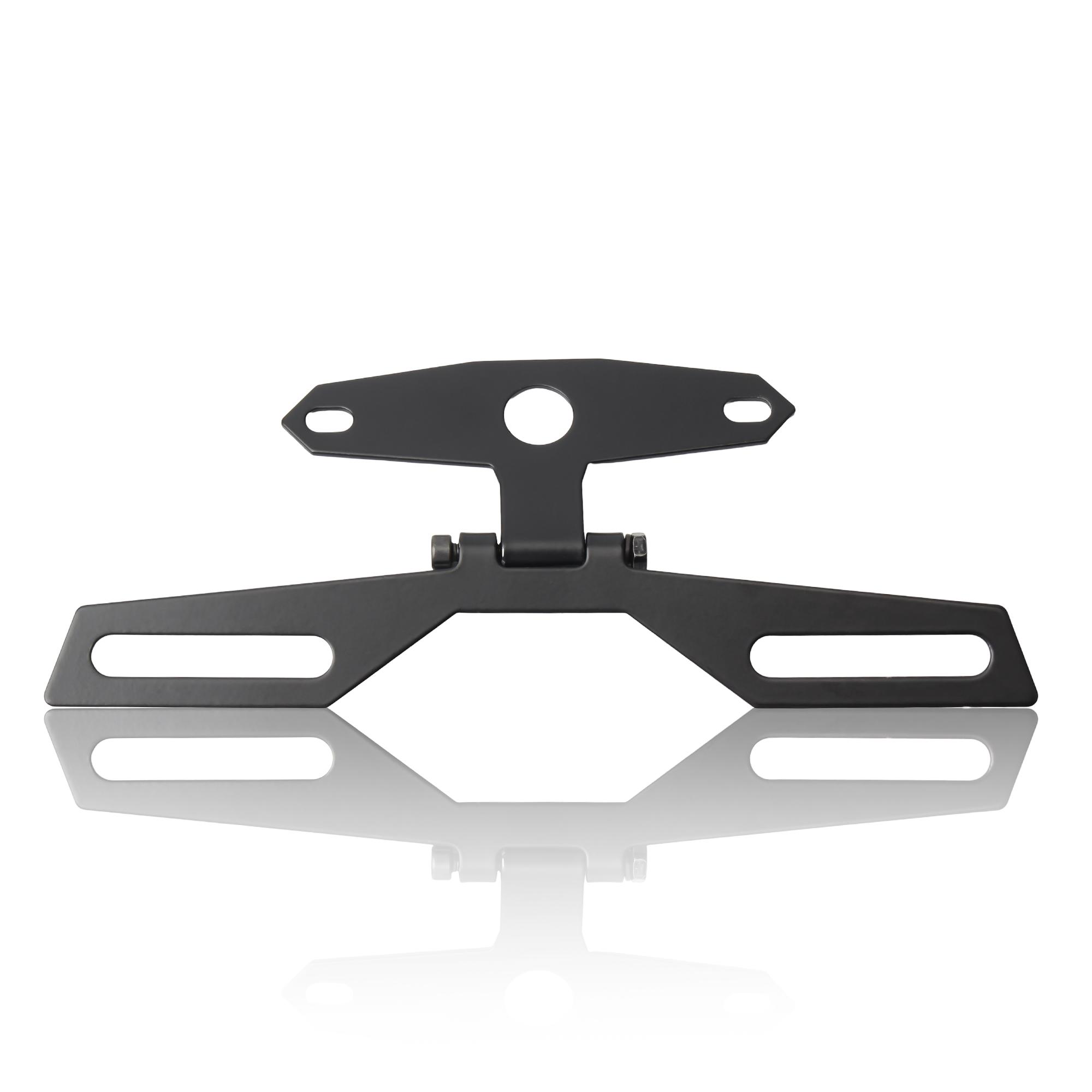 Motorcycle License Plate Bracket Taillight Bracket Foldable License Plate Frame Bracket Enduro Motocross Scooter Modified Parts