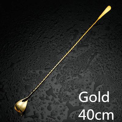 Stainless Steel Cocktail Bar Spoon Hoffman Drink Mixer Bar Stirring Mixing Spoon Stirrer