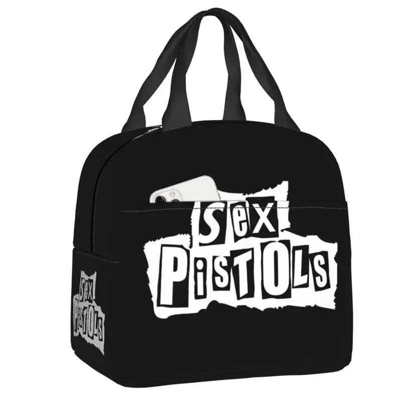 The Best Of Sex Guns Lunch Bag Women Thermal Cooler Insulated  Container for Student School Work Picnic Food Tote Bags