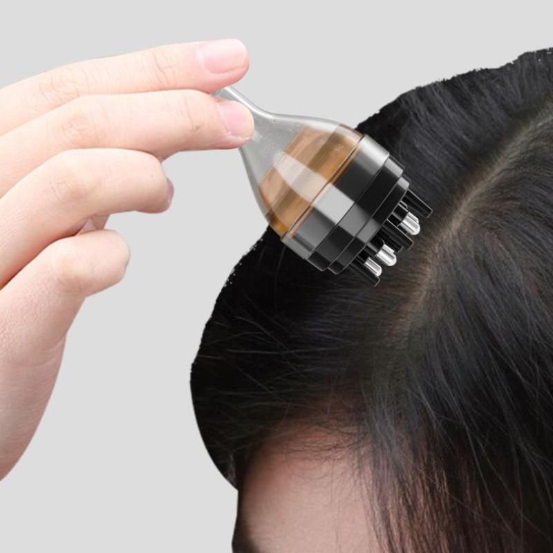 Scalp Applicator Liquid Comb Portable Mini Massage Comb Essential Oil Liquid Guiding Massager Anti Hair Loss Scalp Care Tools