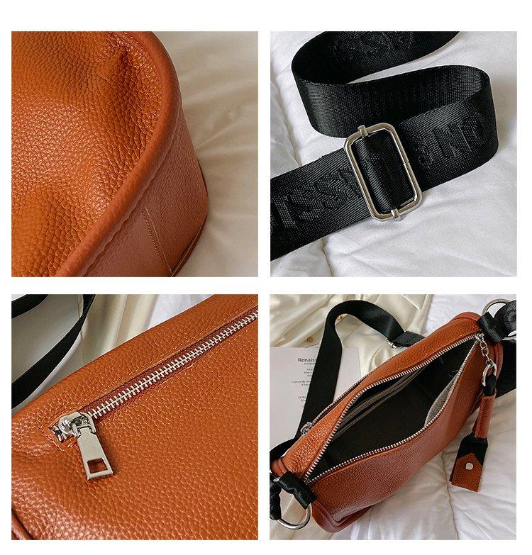 100% Genuine Leather Large Capacity Women Shoulder Crossbody Bag 2023 High Quality Soft Cow Leather Female Handbag Messenger Sac