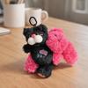 Hugging Design Creative Keychain Kawaii Style Plush Keychain Cute Plush Toy  Children Gits