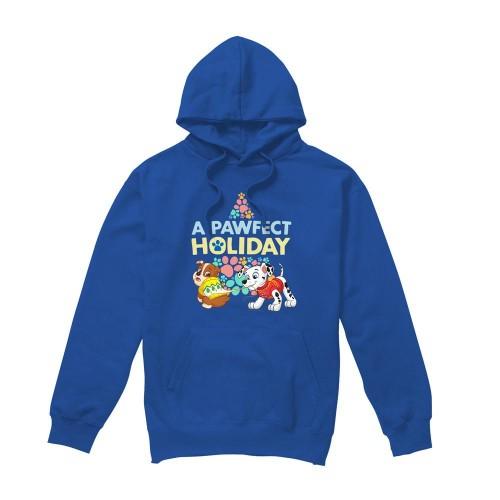 Paw Patrol Mens A Pawfect Holiday Rubble & Marshall Christmas Hoodie