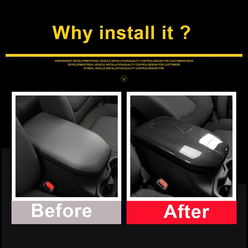 For Toyota RAV4 XA50      2024 RAV 4 Hybrid Car Armrests Storage Box Cover Scratch Resistant Mat Accessories