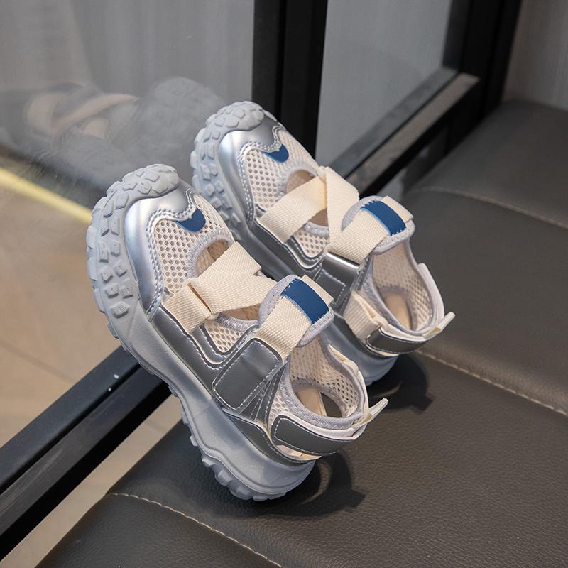 Children's Fashion Breathable Velcro Headband Sports Casual Shoes Frame Outdoor Sandals Beach Shoes Children's Shoes Water Shoes