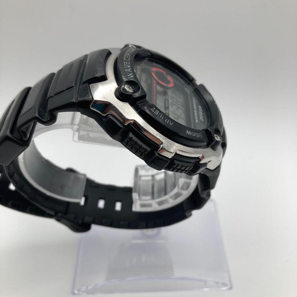 Used CASIO WAVE CEPTOR Radio Controlled Watch Working 00s
