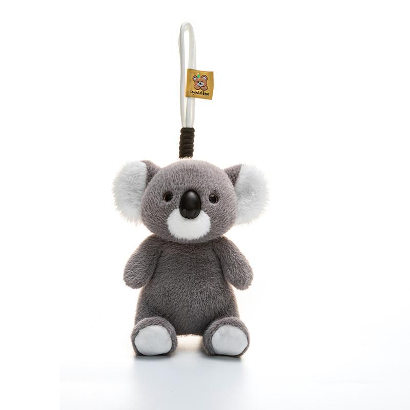Ruční plyšová hračka Koala na klíčenku s měkkým krátkým plyšem pro děti a jako dárky