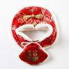 Cat  Tang-Suit  Festive  Cloak Warm Collars With Red Envelope Autumn Winter Chinese Style New Year