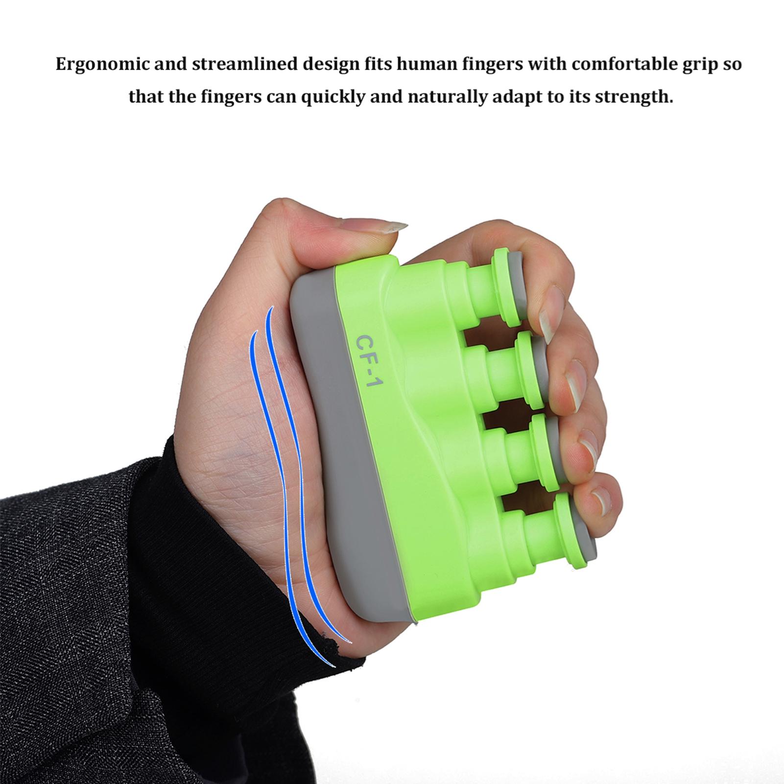 

Портативный тренажер для пальцев гитары, баса, фортепиано, эспандер для рук, тренажер для пальцев, усилитель пальцев, тренажер для рук, тренировка пальцев зелёный