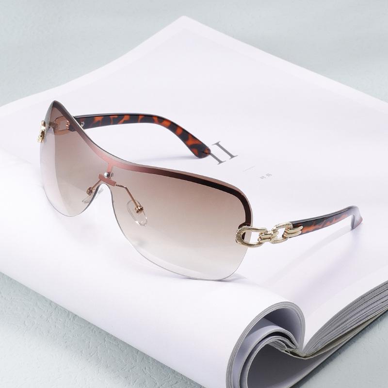 

Женские роскошные солнцезащитные очки винтажные градиентные солнцезащитные очки в стиле Y2K мужские без оправы очки-пилоты Uv400 унисекс очки для пикантных девушек