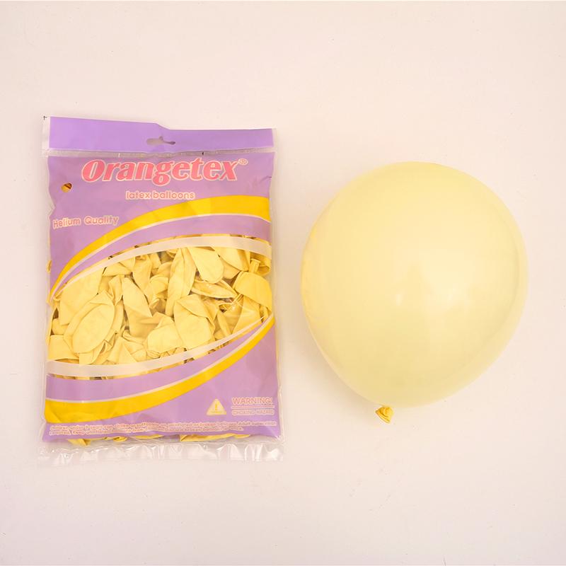 Orangetex 12 Inch Round Latex Helium Balloon Party Decoration Macaron Pastel Color Balloons