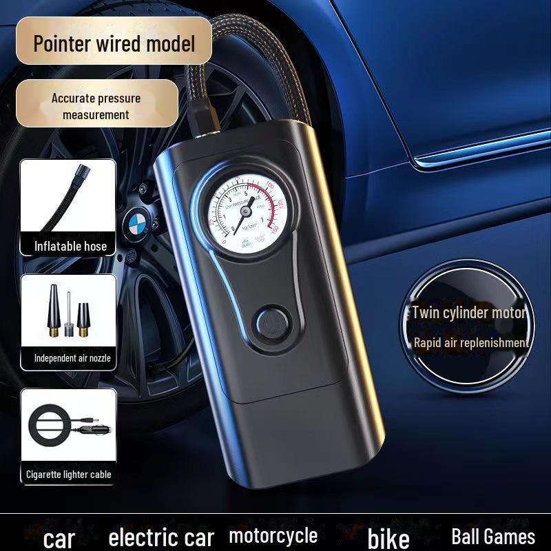 Compact Wireless Portable Car Tire Inflator