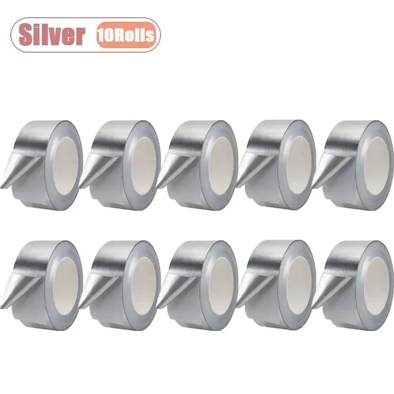 Aluminum Foil Tape Waterproof High Temperature Resistant for Pipe Repair, Moisture Rust Proof Sealing Tape for Kitchen Exhaust