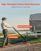 300lbs Adjustable Trailer Dolly 16.5 and 22 in Height 1-7/8 and 2 in Balls