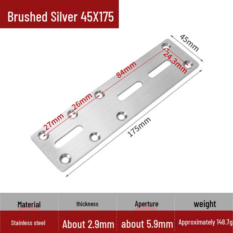 Stainless Steel Adjustable L-Shaped Load-Bearing Bracket