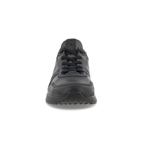ECCO Astia Light Town Sneakers, Men's, Black, Size 25.5 cm, 3E