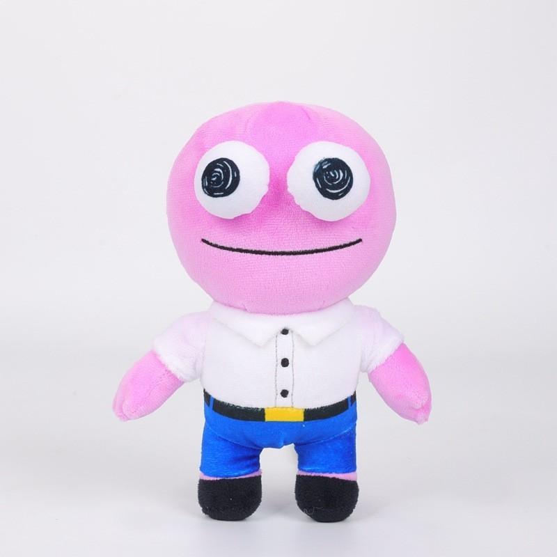 Smiling Friends Mr. Frog Plush Toy Gift 125g 25cm Green Sausage Mouth