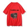 Clothes Harajuku Aesthetic Tshirt Vintage Unisex Streetwear Cute Cat L Wake T Shirts Funny Cool Classic Women Short Sleeved