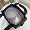 Stor Kapacitet Madtaske med Aluminiumfolie Isolering til Arbejde, Simpel og Praktisk Top Håndtagstaske Isoleret Madtaske Picnic