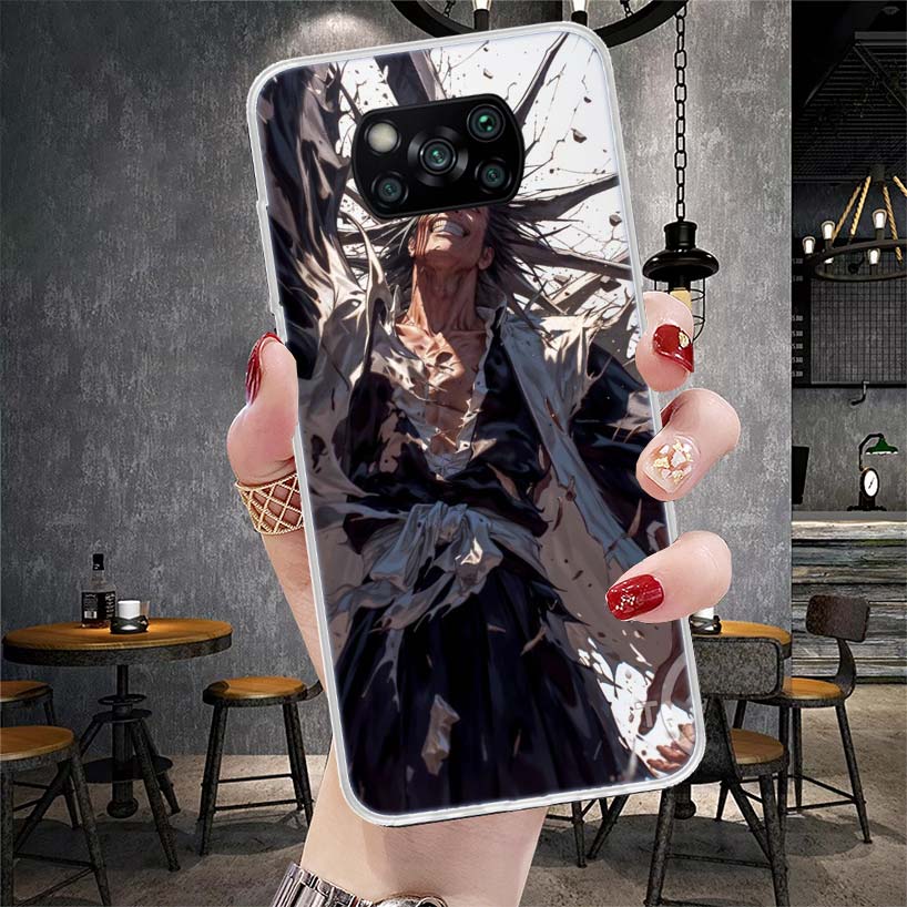 

Мягкий чехол для телефона Bleach с изображением Зараки Кенпачи для Xiaomi Redmi 15C 15 13C 13 Poco X5 X6 X7 F7 Ultra M7 12C 12 10 10C 9C 9A 9T 9 Fundas Redmi 9