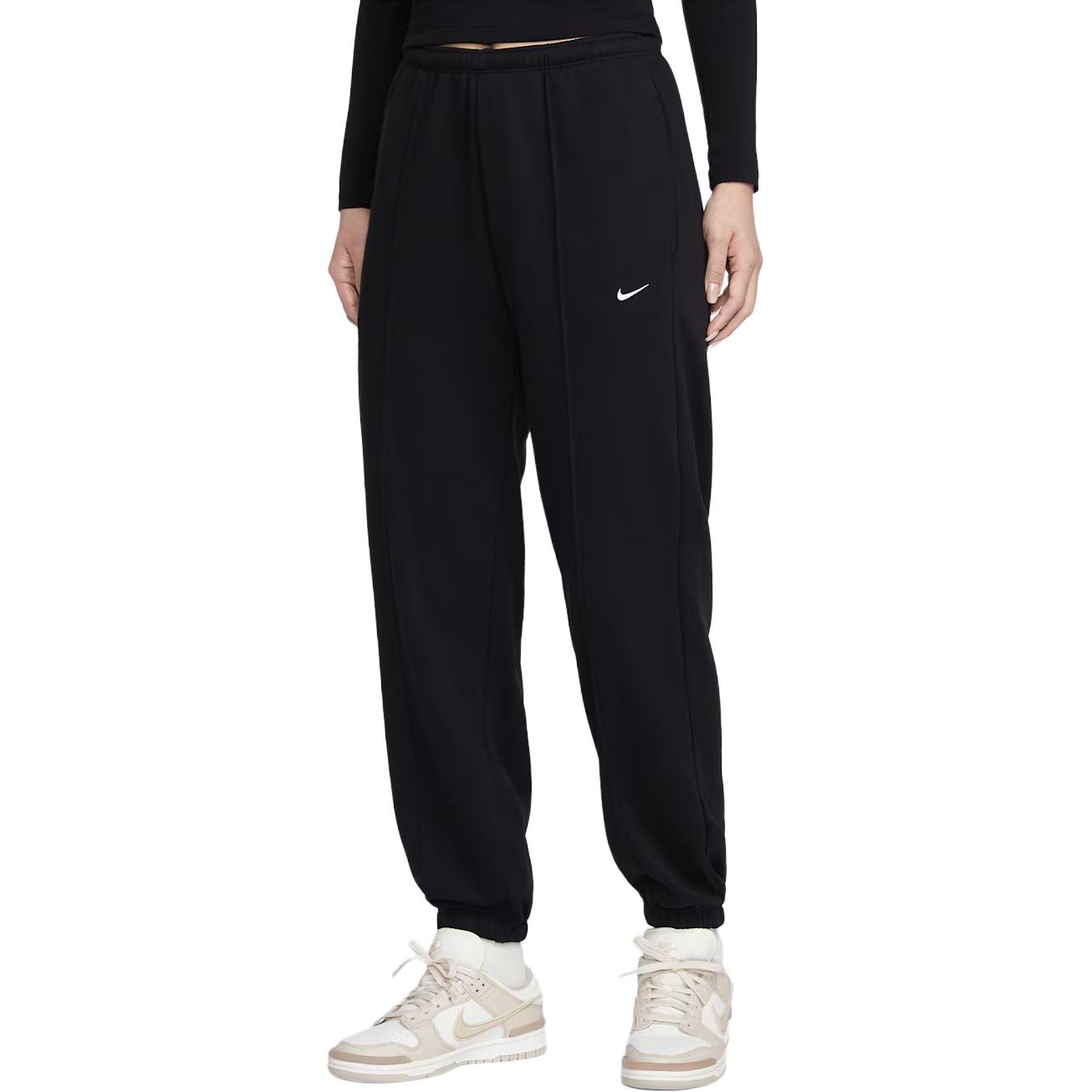 Nike Sportswear Chill Terry Lightweight Classic Comfortable Mid-Rise French Terry Sweatpants Women bottoms IF0233-010 S