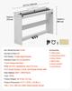 VEVOR Digitalpiano 88 Tasten Halbgewichtete Tastatur mit Ständer Lautsprecher Weiß, für Anfänger, 128 Töne, 128 Rhythmen, Full-Size Elektrisches Klavier