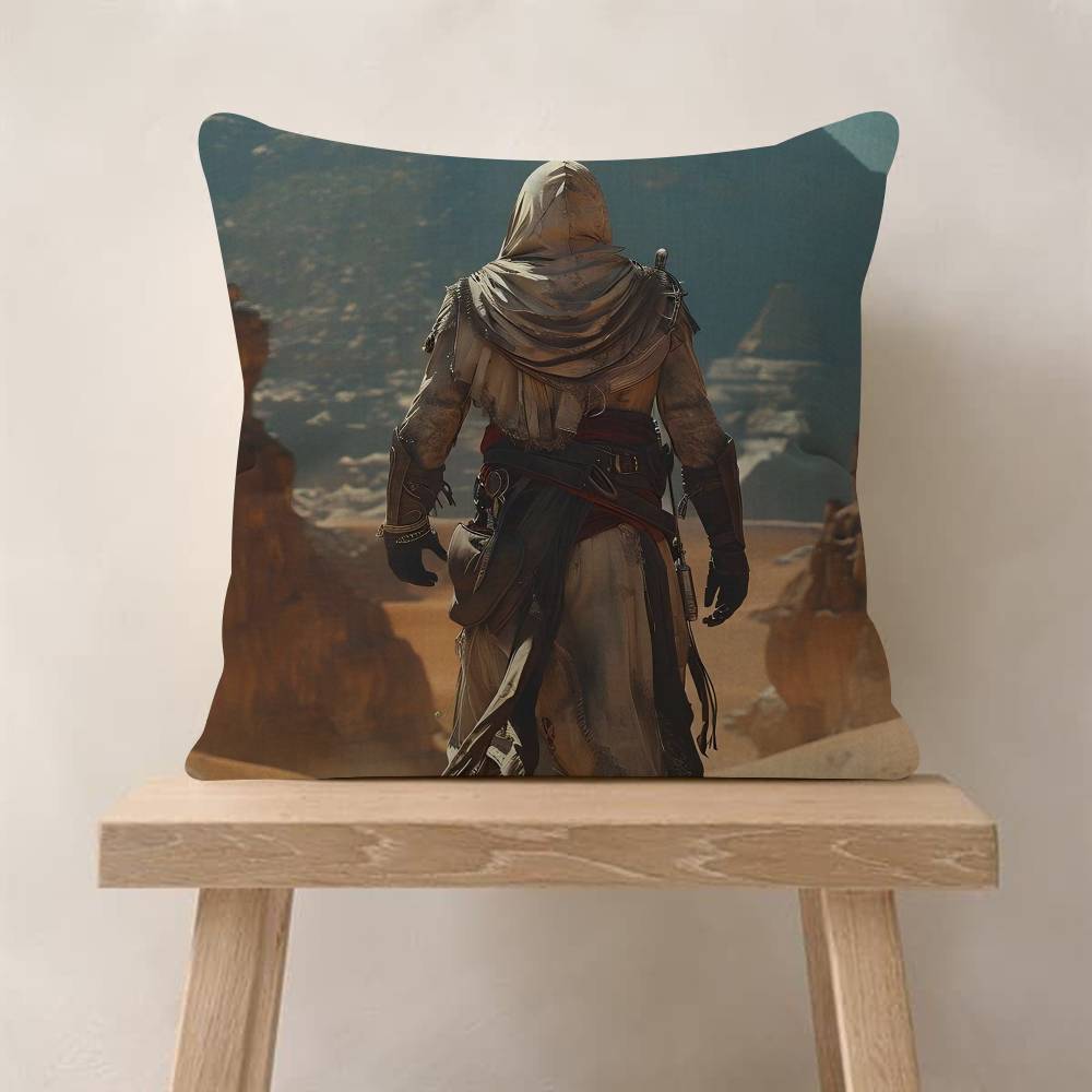 Game AssassinES S CCreed Cushion Cover x Polyester Sofa Cushions Decorative Throw Pillows Home Decoration Pillowcover