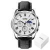 Skmei Casual Quartz Wristwatches Waterproof Stopwatch Date Clock Male Montre Homme Creative Moon Phase Sport Mens Watches 9260