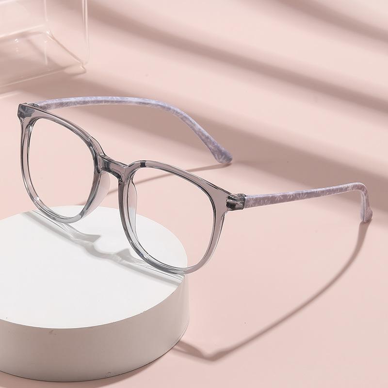 Ultralight Round Frame Reading Glasses for Women Men Blue Light Blocking Eyewear Oversize Retro Farsight Eyeglasses with Diopter