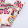 2025 Summer Women's European & American Style Fashion Print Slit Slimming Dress