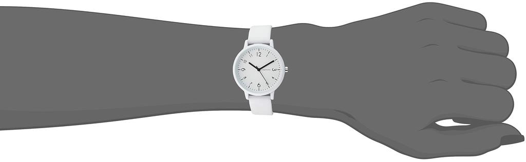 Fieldwork Women's Analog Watch, Sodor Large, Silicone Strap, White, YM007-1